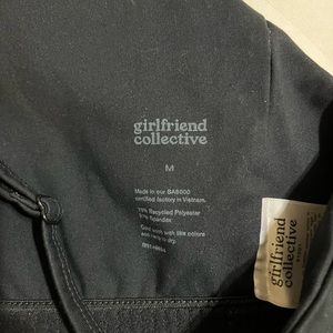 Medium Girlfriend Collective black Topanga sports bra